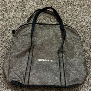 Victoria's Secret Bag Metallic Glitter Gold Tote